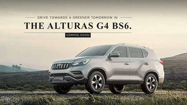 Mahindra Alturas G4 BS6 Teaser Released: India Launch Expected Soon
