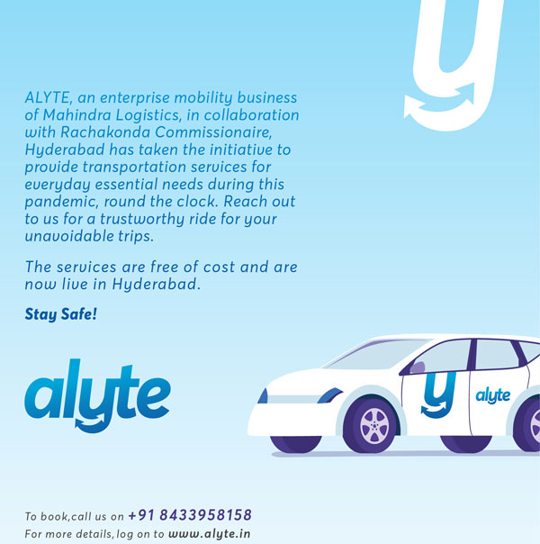 Mahindra Alyte Emergency Transport Service Introduced In Hyderbad To Fight COVID-19 Pandemic