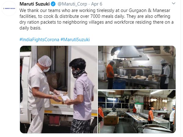 Maruti Suzuki Doubles Down On Initiatives: Distributes Dry Ration, Sets Up Water ATMs