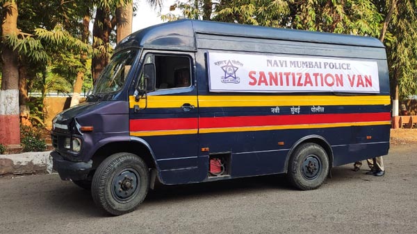 Mumbai Police Turn Their Vans Into Sanitisation Units
