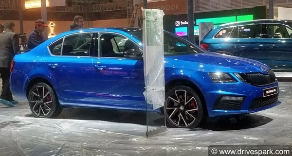 Skoda Octavia RS 245 Rallye Green Spotted With Other Colours At Dockyard