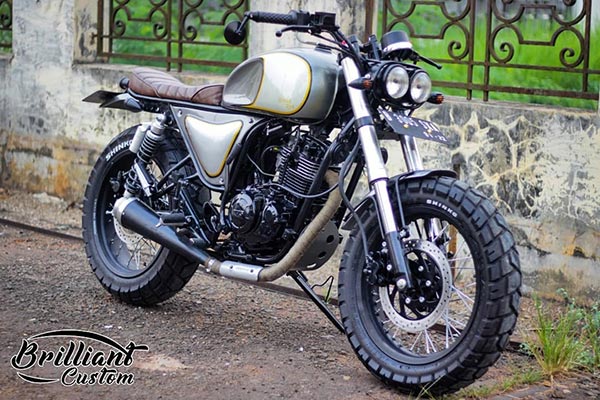 TVS Apache RTR 160 Modified By Indonesia Based Brilliant Custom Motorcycle