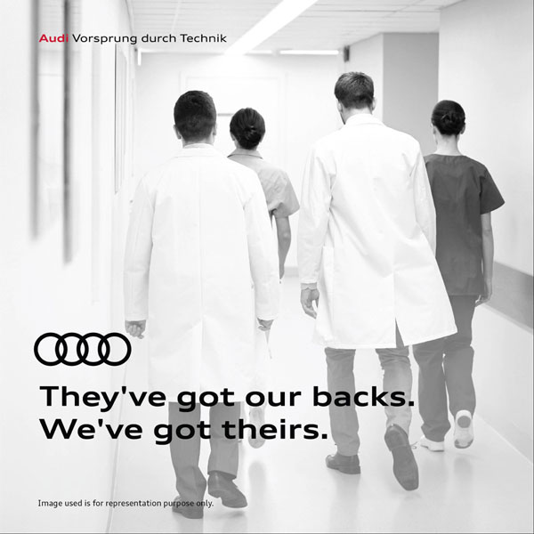 Audi India Salutes COVID-19 Frontline Warriors: Disinfects And Cleans Their Cars