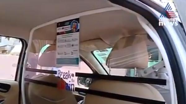 Kerala Taxi Drivers Install Fibreglass Partition As Safety Measure Against COVID-19 Pandemic
