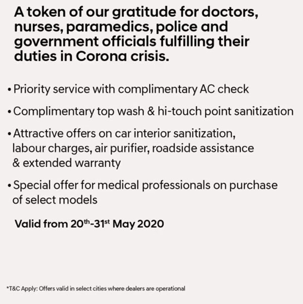 Hyundai Announces COVID-19 Warrior Camp For Frontline Warriors 