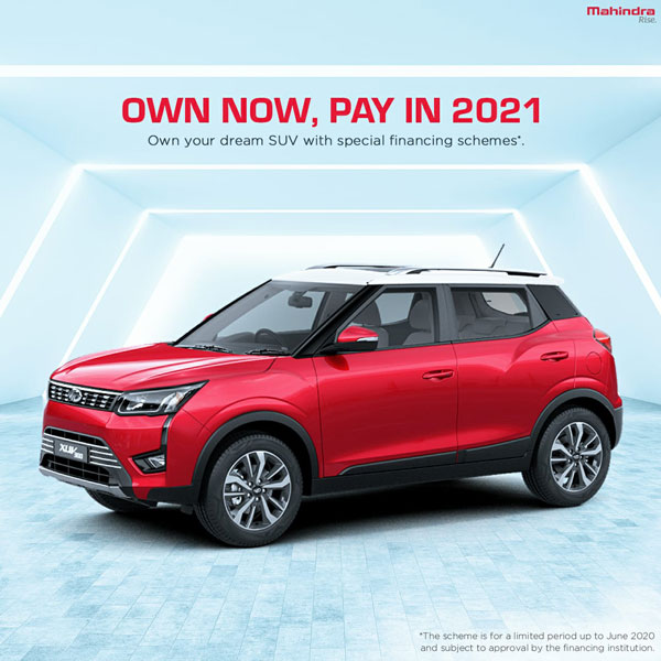 Mahindra ‘Own Now, Pay In 2021’ Scheme Launched In India: New Finance Schemes To Help Boost Demand In A Post COVID-19 Indian Market