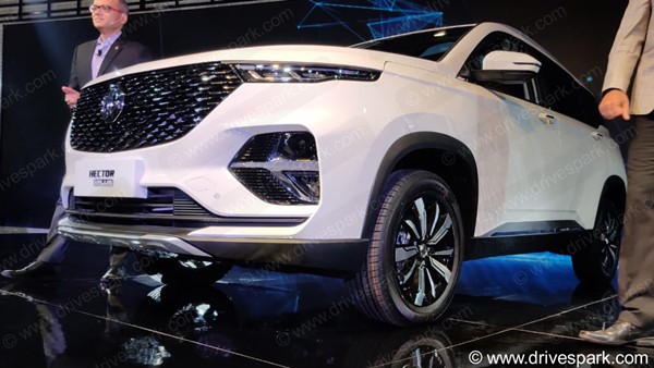 Spy Pics: MG Hector Plus Spotted Testing Ahead Of Launch