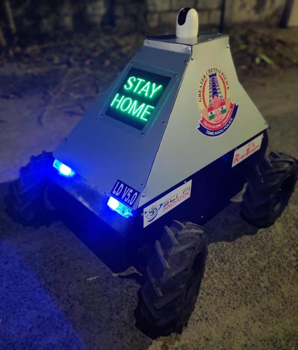 Chennai Police Deploy Remote Control Robot In Containment Zones To Ensure Lockdown Regulations Are Being Followed