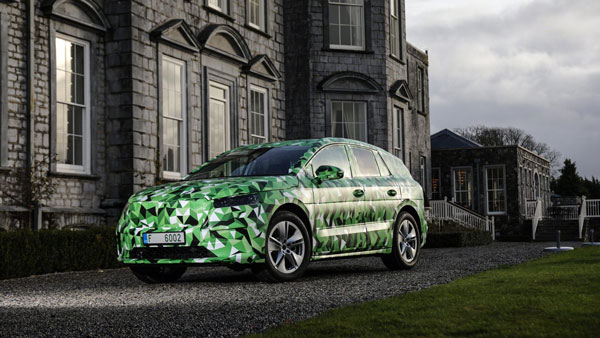 New Skoda Enyaq Electric SUV Teasers Released: Will Be Offered In Three Battery Sizes & Five Powertrain Options