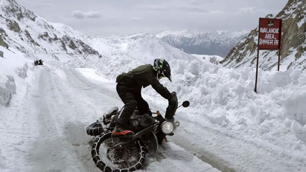 Indian Army Conquers Karakoram Pass On Royal Enfield Himalayan Motorcycles