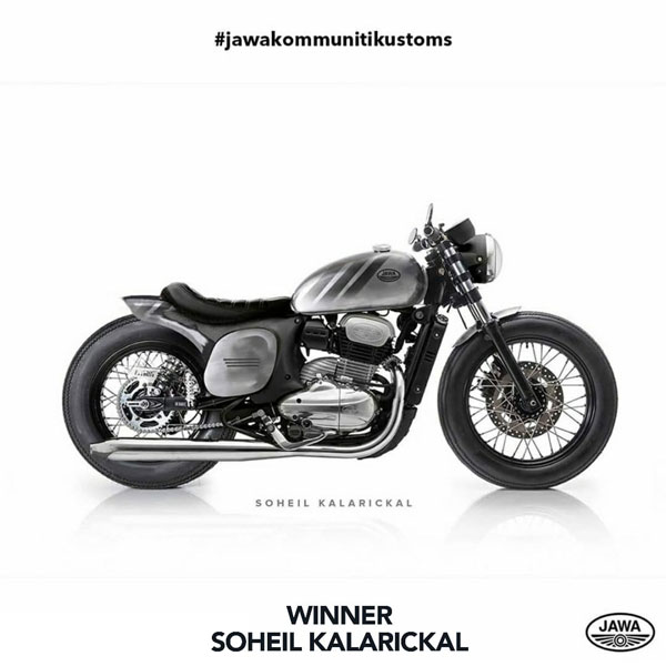 Jawa Kommuniti Kustoms Contest Winners Announced