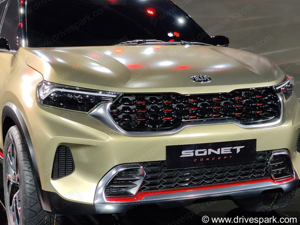 Spy Pics: Kia Sonet Spotted Testing In Production Ready Guise Ahead Of Launch