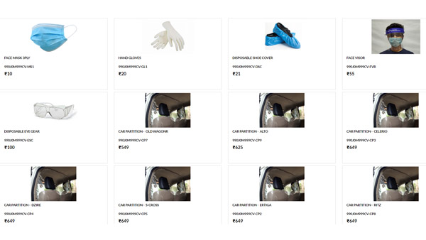 Maruti Car Safety Accessories Launched In India: Now Offers Masks, Gloves, Partitions & Others As Part Of Genuine Accessories