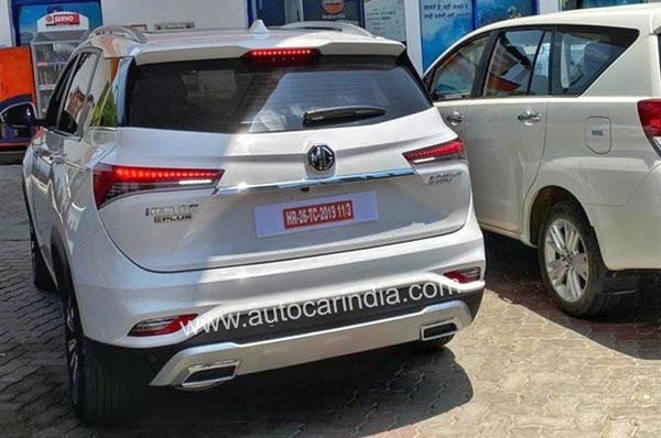 Spy Pics: MG Hector Plus Spied Testing Ahead Of India Launch Soon, Spied Next To The Toyota Innova Crysta