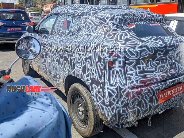 Spy Pics: Renault Kiger Spotted Testing Ahead Of Its India Launch