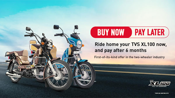TVS XL 100 New EMI Scheme Launched: ‘Buy Now Pay After Six Months’