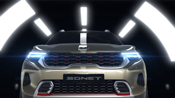 Kia Sonet Teased Ahead Of Global Unveil On August 7: Specs, Features & Other Details