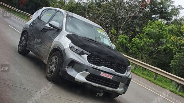 Spy Pics: Kia Sonet Production-Ready SUV Design Revealed While Undergoing Testing Ahead Of World Premiere