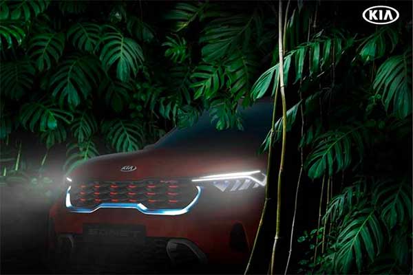 Kia Sonet SUV First Teaser Image Released Ahead Of World Premiere: Will Rival The Maruti Suzuki Vitara Brezza & Hyundai Venue