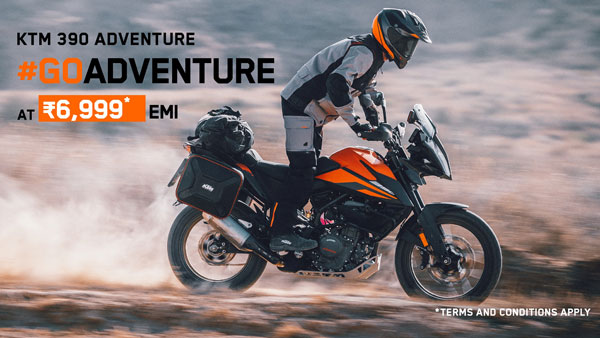 KTM 390 Adventure Finance Offer Announced: Low EMI Starting From Rs 6,999
