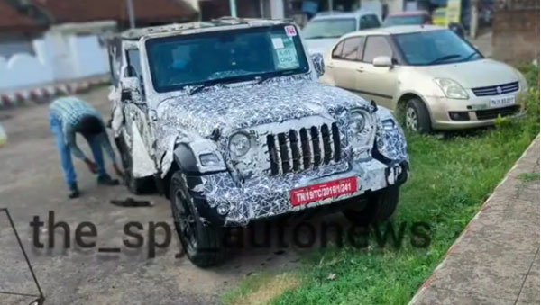 Next-Generation Mahindra Thar Spotted Testing Once Again: Details & Specifications