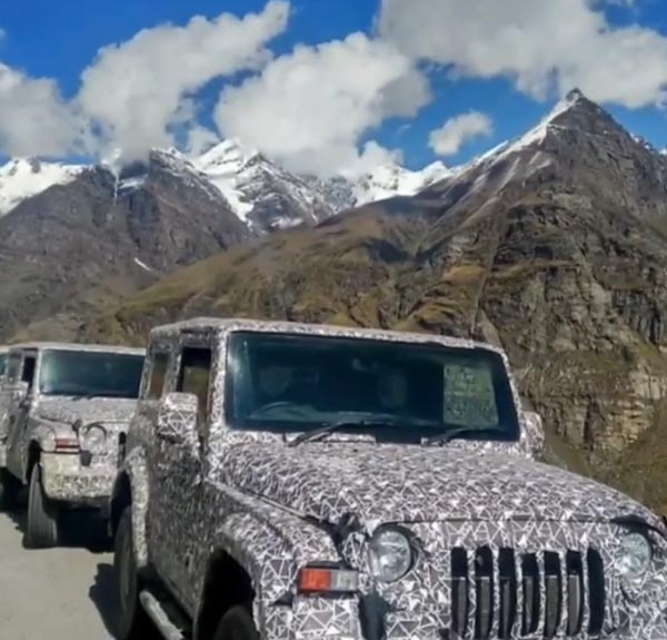 Spy Pics: New Mahindra Thar Production Ready Model Spied Testing In Himalayas