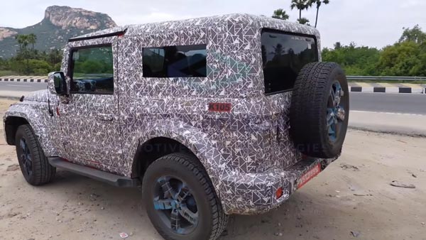 Spy Pics: New Mahindra Thar Production Ready Model Spied Again Revealing Details