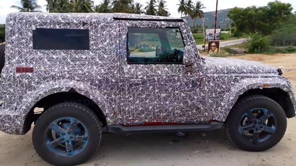 Spy Pics: New Mahindra Thar Production Ready Model Spied Again Revealing Details
