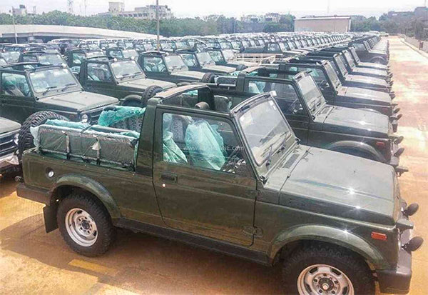 Maruti Suzuki Delivers Over 700 Gypsy To The Indian Army
