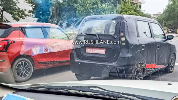 Maruti WagonR Electric Hatchback Spied Testing Once Again In India