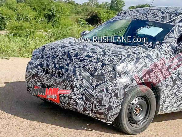 Nissan Magnite Spotted Testing For The First Time In India