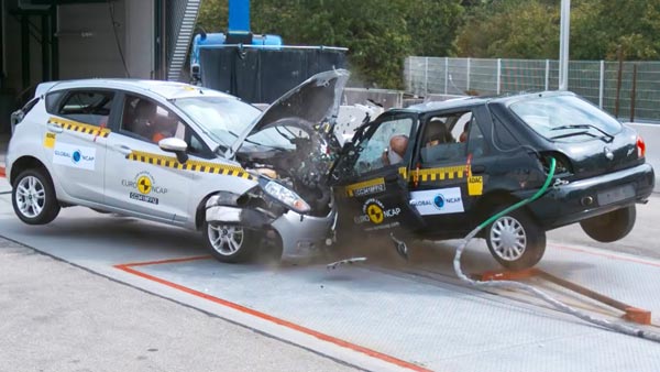 Crash Test Video Shows How Safety Has Improved Between Old And New Cars