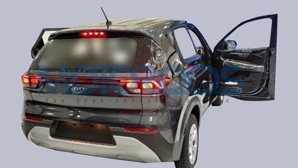 Spy Pics: Kia Sonet Production Ready Model Spotted Ahead Of Launch