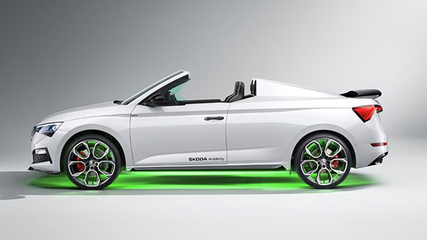 Skoda Unveils Slavia Roadster Built By Its Student Car Project