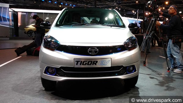 Spy Pics: Tata Tigor EV Facelift Production Ready Model Spotted Testing