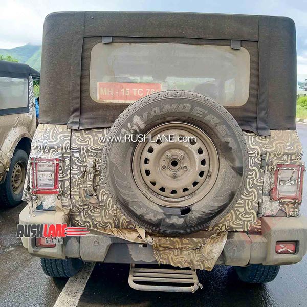 Spy Pics: New Mahindra Thar Spotted Testing Ahead Of Unveil