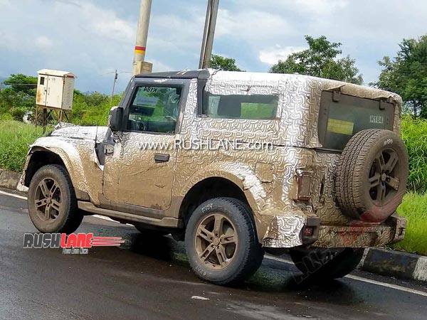 Spy Pics: New Mahindra Thar Spotted Testing Ahead Of Unveil