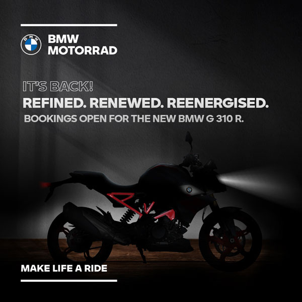 BMW G 310 R, G 310 GS BS6 Models Pre-Bookings To Commence Ahead Of India Launch