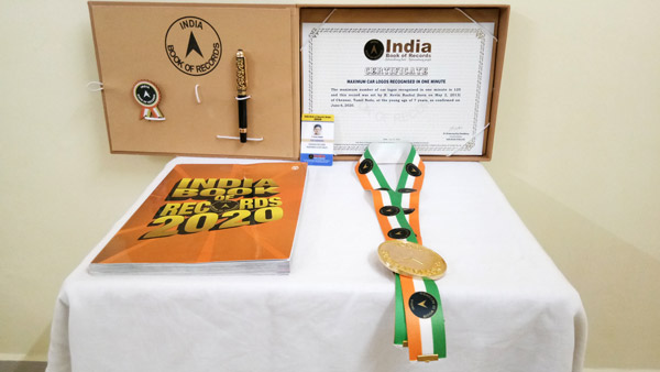 Chennai Kid Enters Asia Book Of Records