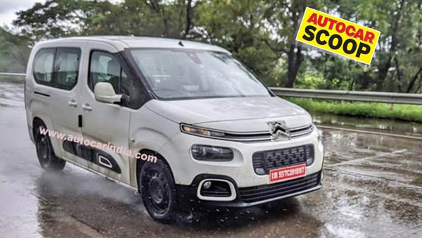 Spy Pics: Citroen Berlingo XL MPV Spotted Testing In India Without Camouflage
