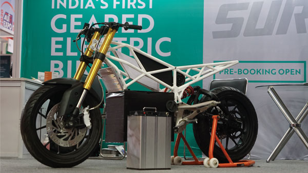 eMotion Surge Electric Motorcycle Spotted Testing In Coimbatore: Range, Specs, Features & Others Details
