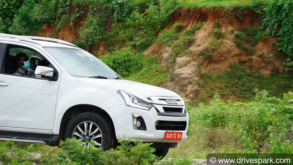 Spy Pics: Isuzu V Cross BS6 Production Ready Pickup SUV Spotted Testing Ahead Of Launch