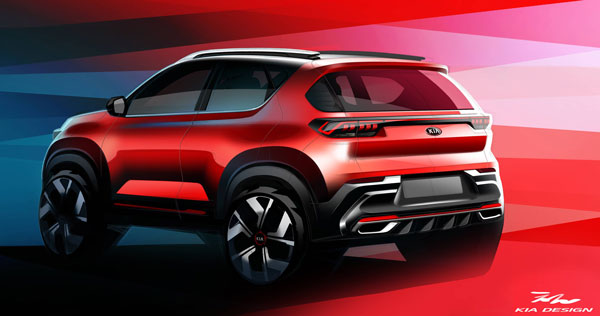 Kia Sonet Exterior & Interior Sketches Officially Revealed Ahead Of Global Premiere: Details
