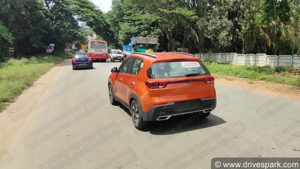 Spy Pics: Kia Sonet Spotted For The First Time Post Its World Premiere