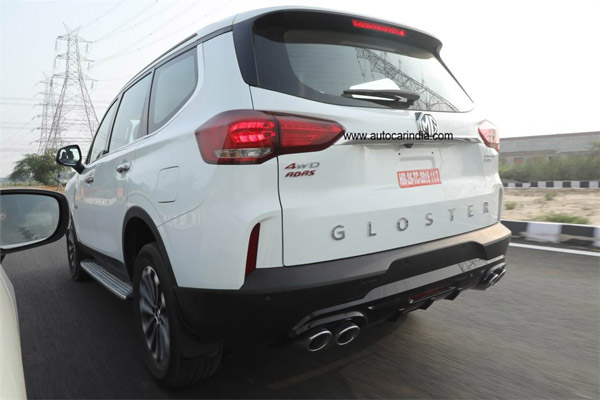 Spy Pics: MG Gloster Spotted Testing & Reveals New Features Ahead Of Launch