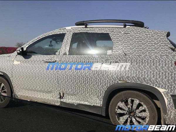 Spy Pics: MG Hector Plus Seven Seater SUV Spotted Testing Ahead Of Launch