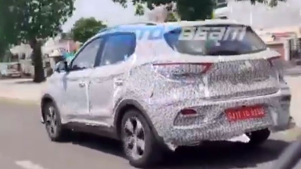 Spy Pics: MG ZS Petrol SUV Spotted Testing Ahead Of Launch In India