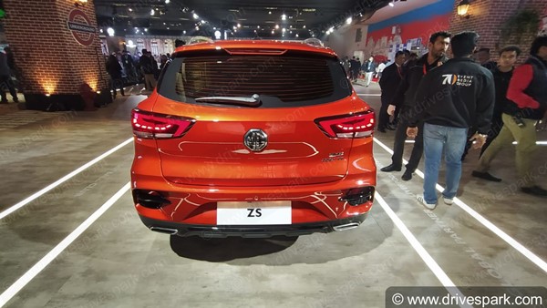 Spy Pics: MG ZS Petrol SUV Spotted Testing Ahead Of Launch In India