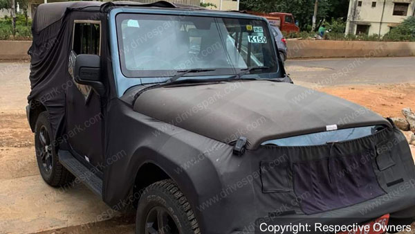 Spy Pics: New Mahindra Thar Interiors Spotted Ahead Of Unveil On August 15