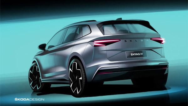Skoda Enyaq iV Electric SUV Design Sketches Officially Revealed: Here Are The Details!